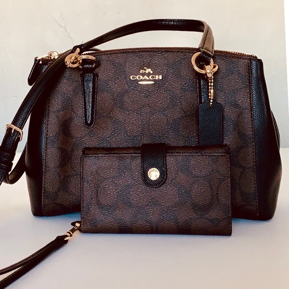 Coach Handbags - Coach Set Christie carryall bag  + matching wallet